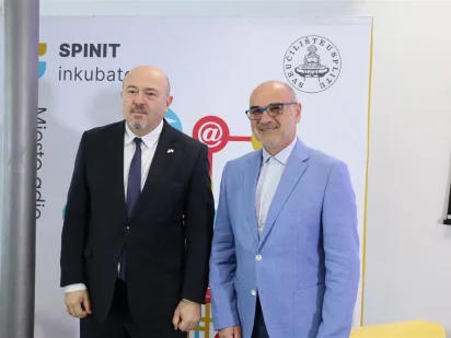 Ambassador of Israel Gary Koren visiting the Technology park SPINIT