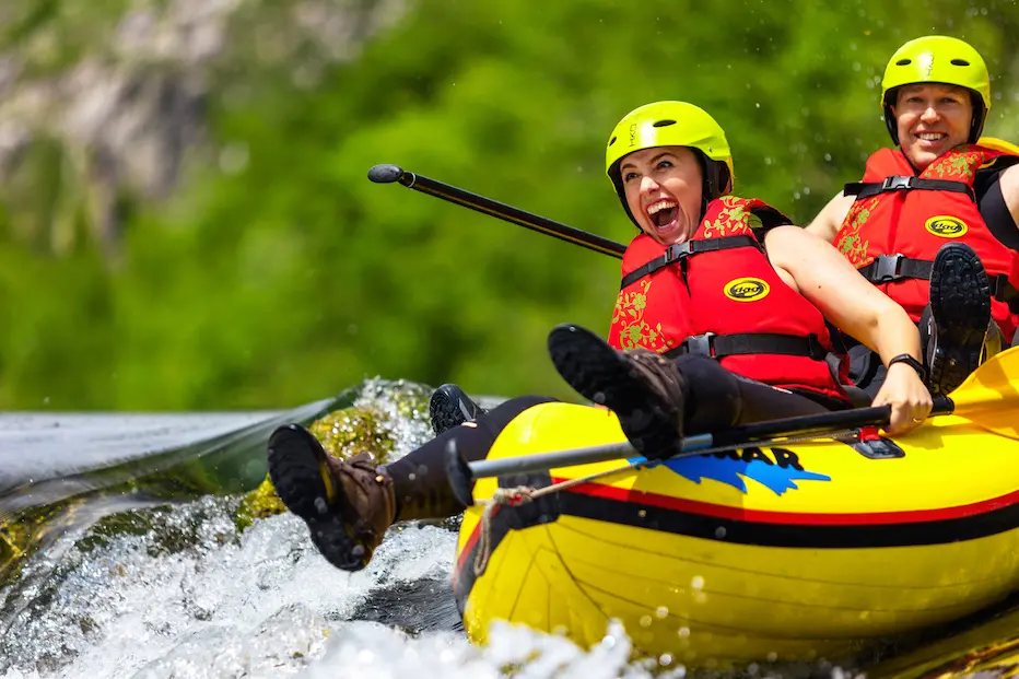 Rapid rafting with Klis Fortress