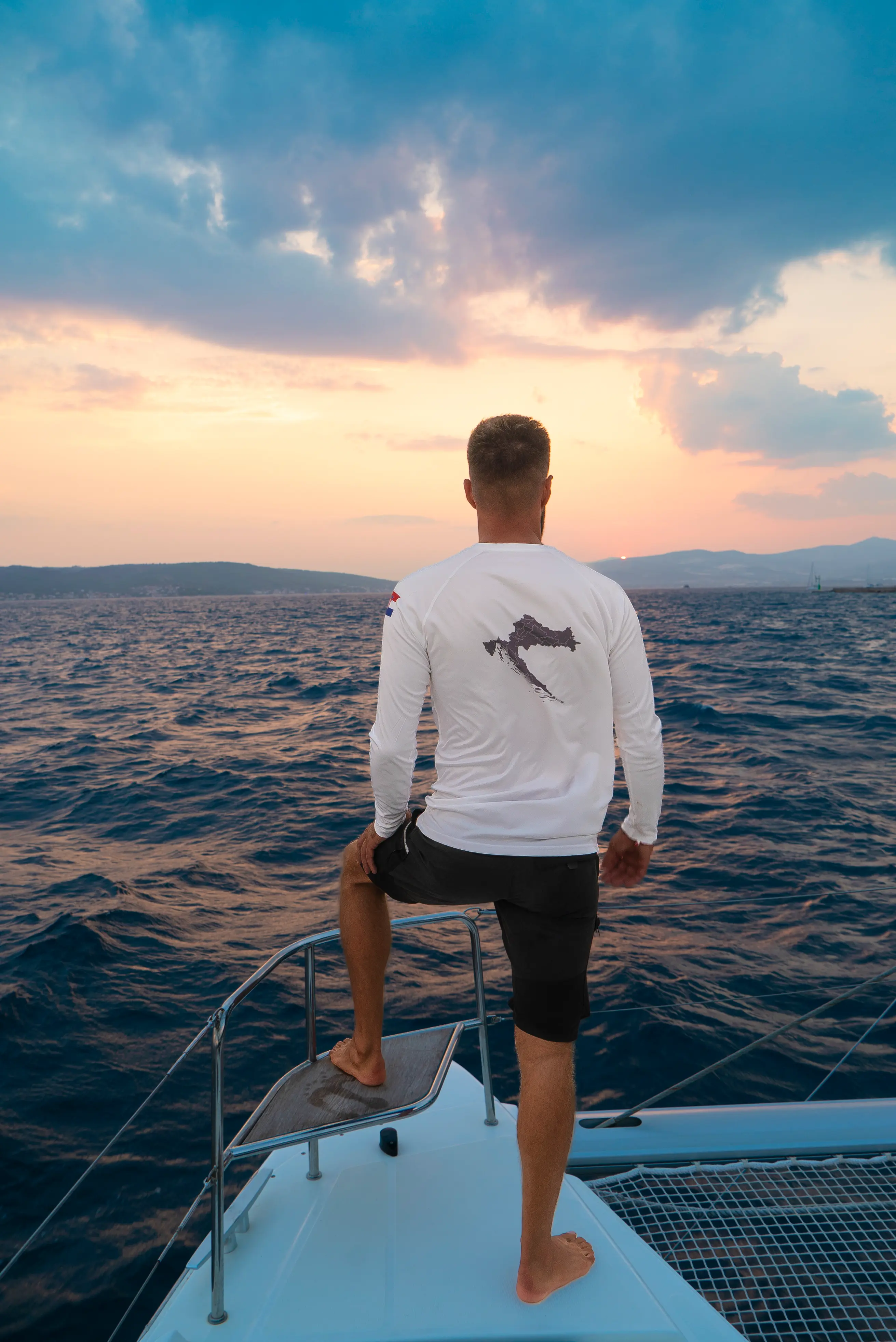 Top Croatia Sailing founder Romano sailing into sunset