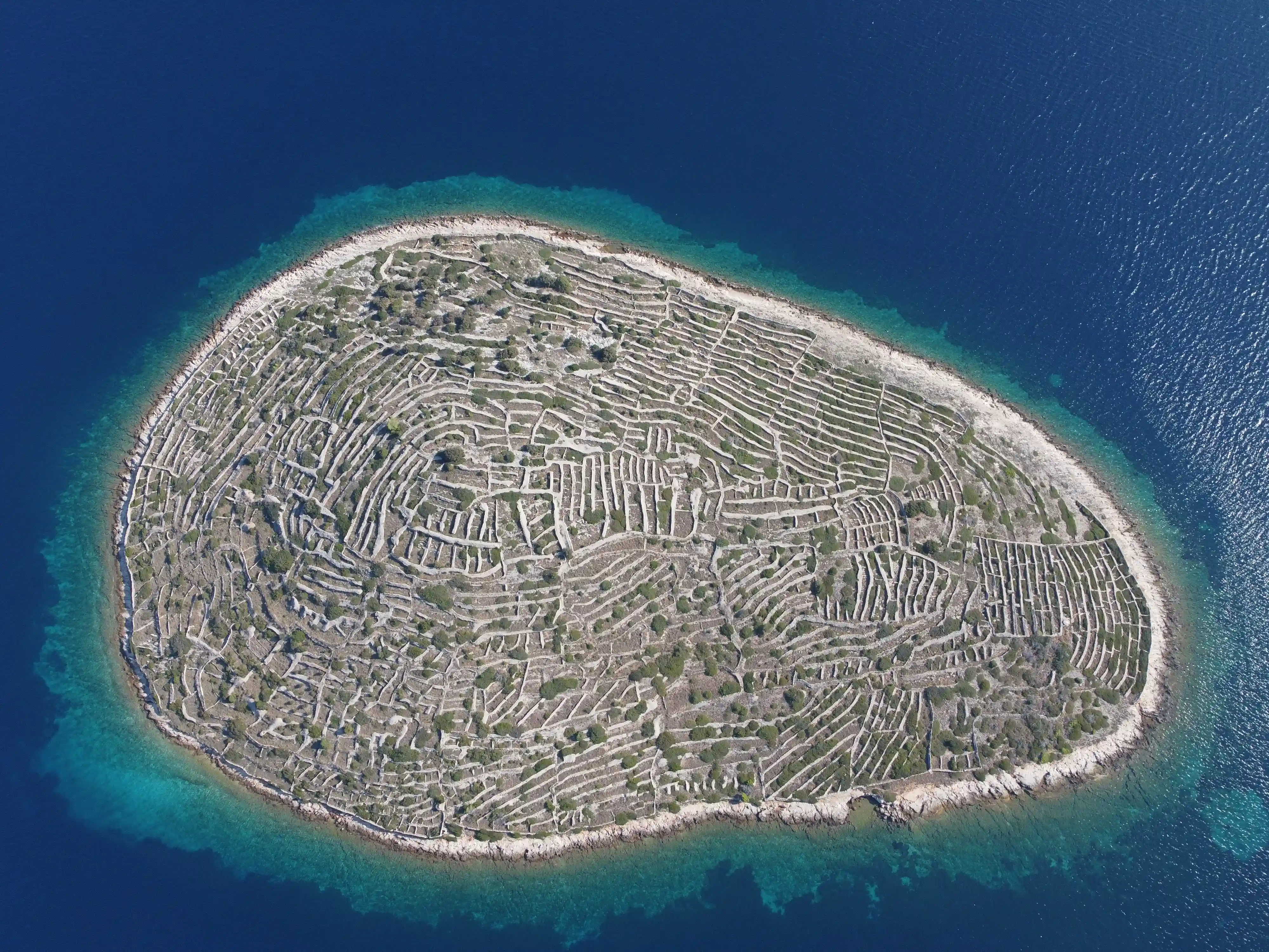 Island top view