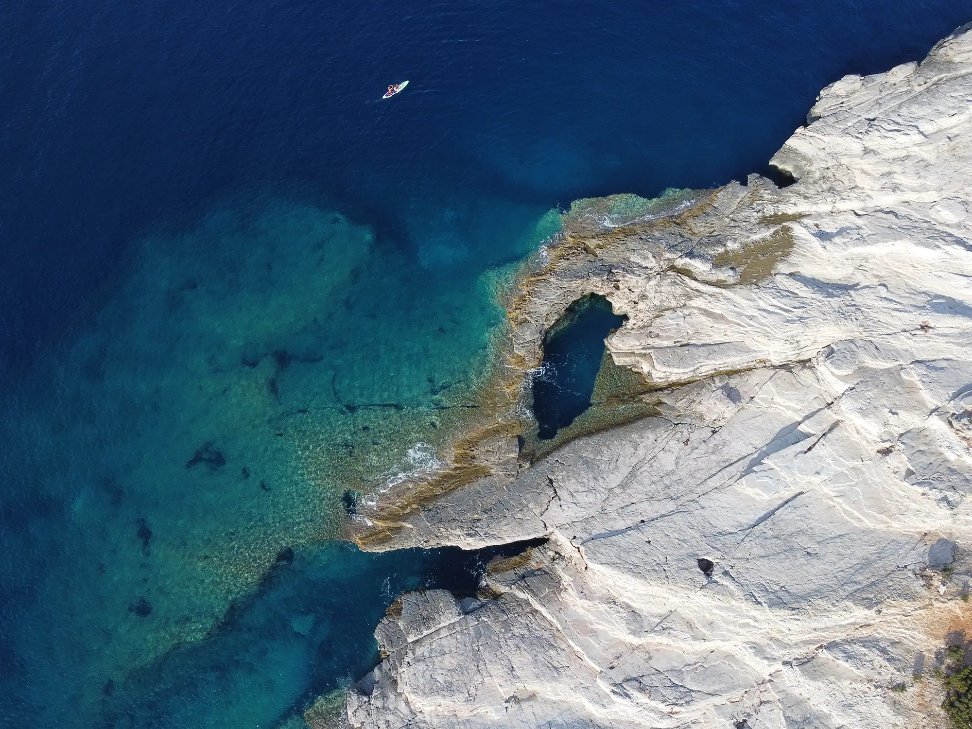 Perfect sea view from birds perspective