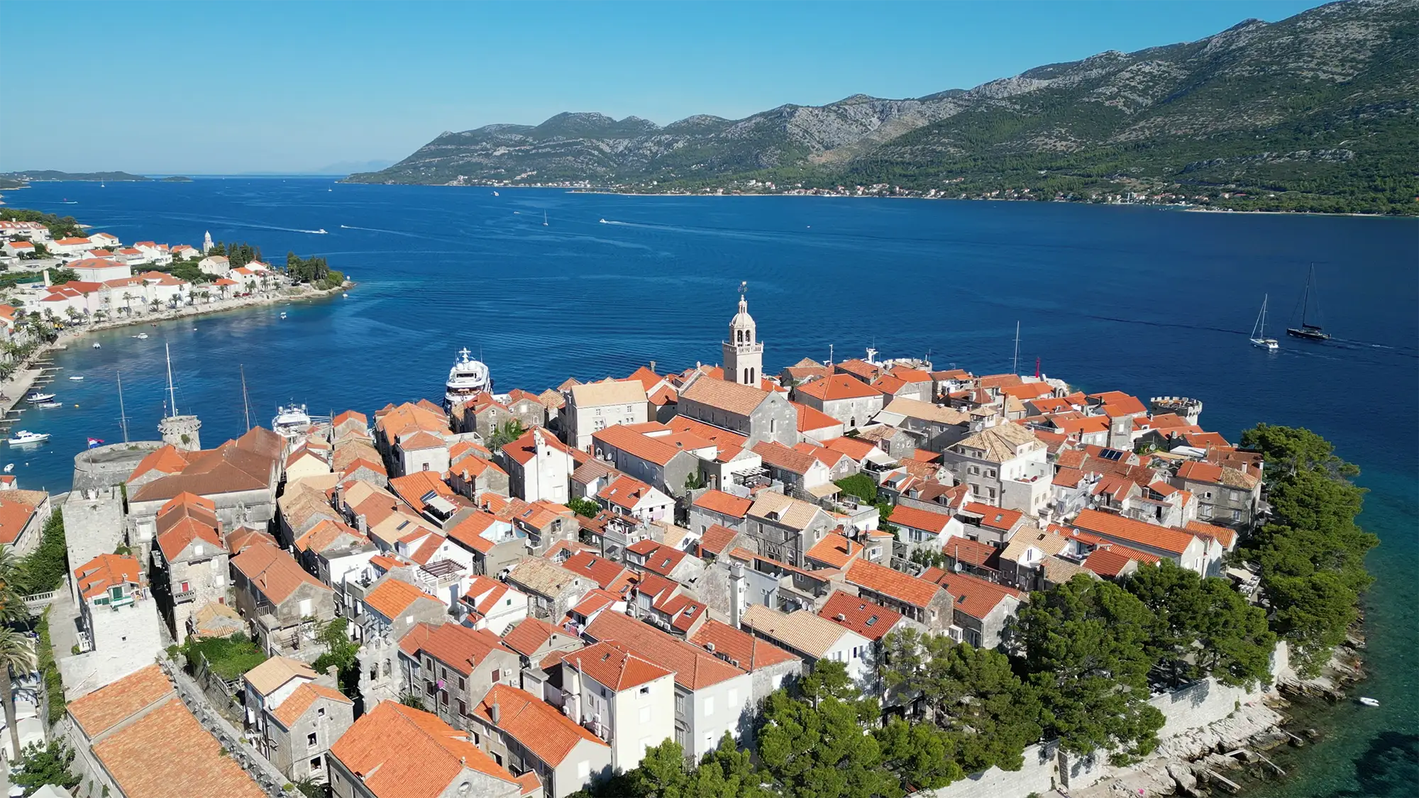 Island town in Dalmatia