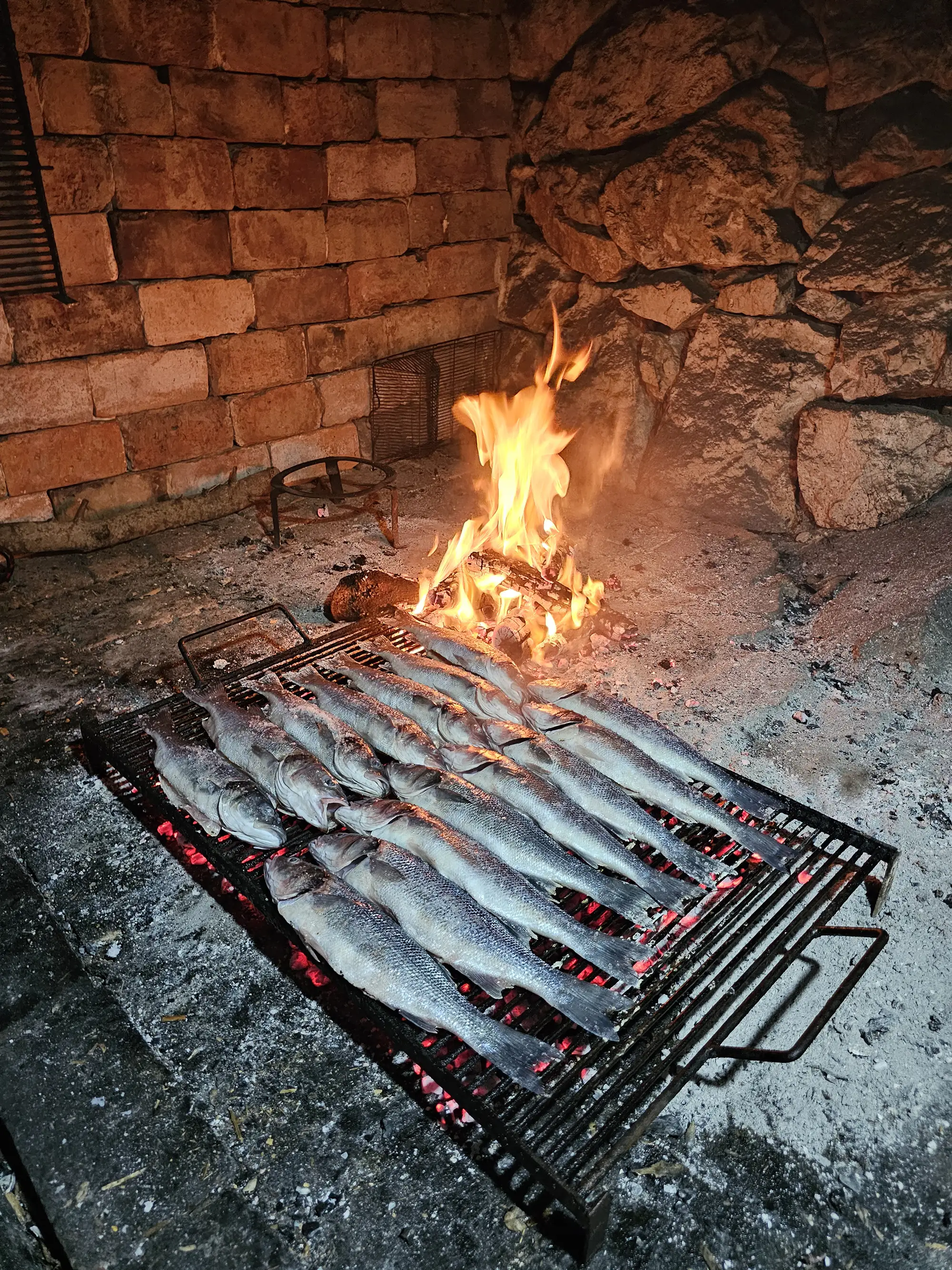 Grilled fresh fish