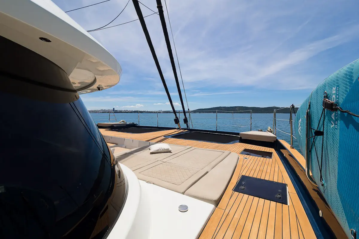 Luxury sailing, luxurious boat, ideal for summer