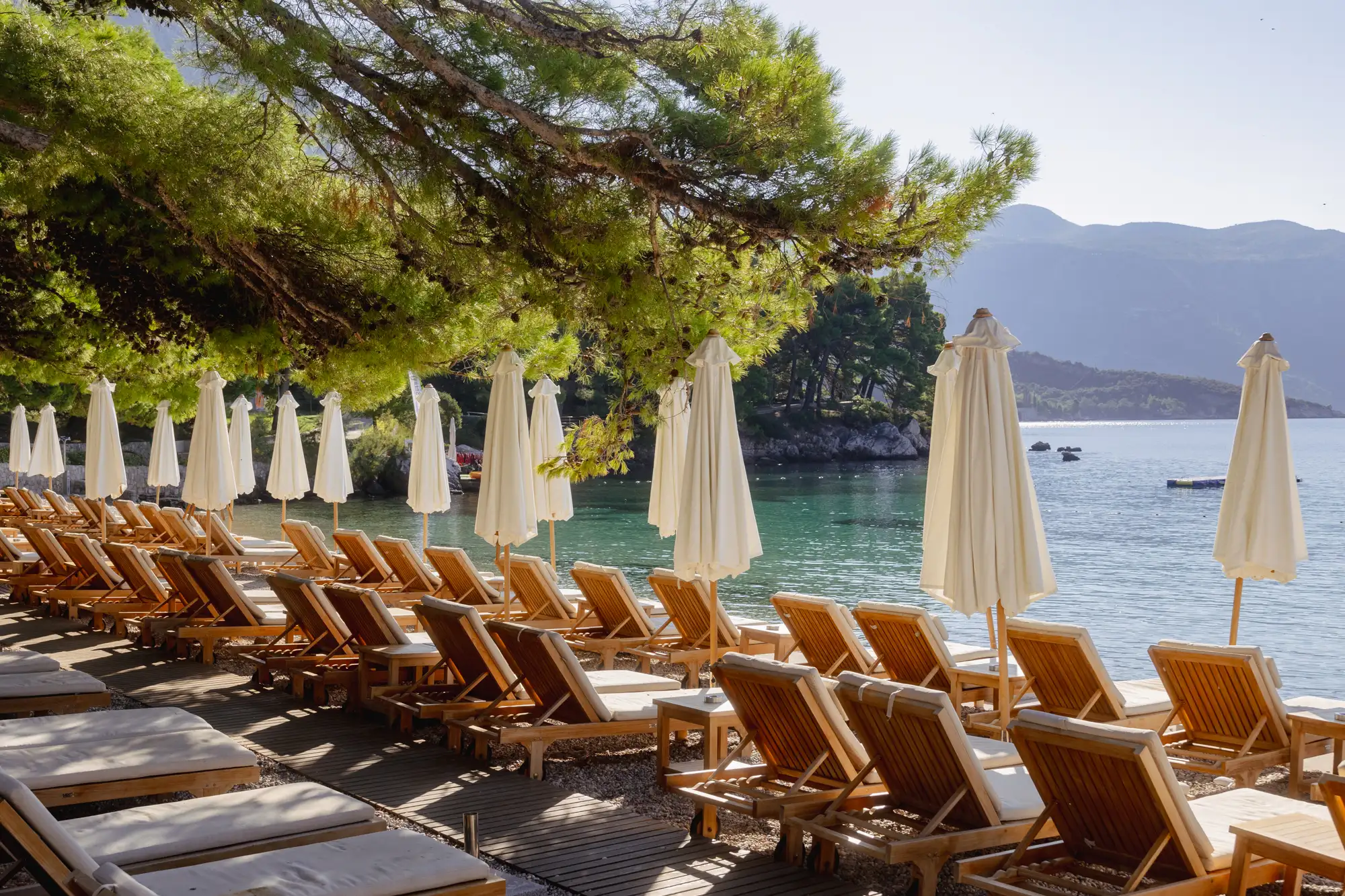 deck chairs at val di breno
